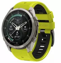 TECH-PROTECT ICONBAND PRO GARMIN FENIX 5X / 5X PLUS / 6X / 6X PRO / 7X / 8 / 8 PRO / 9 / 9 PRO (51 MM) LIME/Juodas
