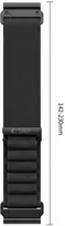 TECH-PROTECT NYLON PRO GARMIN FENIX 5X / 5X PLUS / 6X / 6X PRO / 7X / 8 / 8 PRO / 9 / 9 PRO (51 MM) Juodas