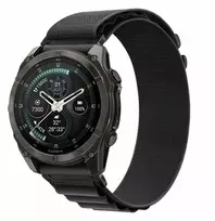 TECH-PROTECT NYLON PRO GARMIN FENIX 5 / 6 / 6 PRO / 7 / 8 / 8 PRO / E / 9 / 9 PRO (47 MM) Juodas