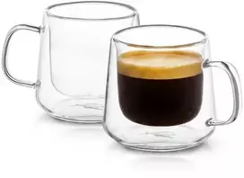 Lumarko Stiklinių puodelių rinkinys Luigi Ferrero Coffeina 90 ml, 2 vnt. (FR-8047)