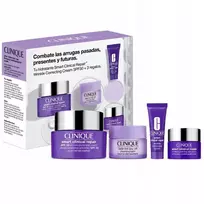 Clinique CLINIQUE_SET Smart Clinical Repair korekcinis veido kremas nuo raukšlių SPF30 50ml + korekcinis serumas nuo raukšlių 10ml + korekcinis kremas nuo raukšlių po akimis 5ml + balzamas makiažo nuėmimui ir veido valymui 15ml (1923333211