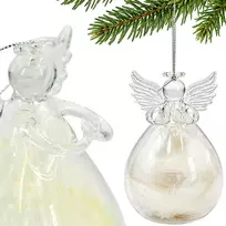 SASKA GIFT AND DECOR BOMBKA SZKLANA FORMÓWKA ANIOŁ 11CM SASKA GIFT & DECOR
