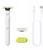 Barzdaskutė Moteriškas skustuvas Philips OneBlade Intimate, 2 peiliukai
