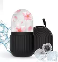 Silikoninis masažuoklis „Ice Roller“, juodas