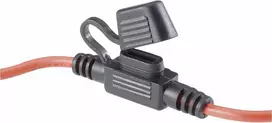 Tru Components TC-Mini automobilinis saugiklių laikiklis, tinka plokščiam mini saugikliui 30 A 32 V/DC (1587910)