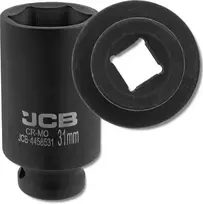 JCB JCB GILIMINĖ smūginė GALVUTĖ 1/2'' Cr-Mo šešiakampė 31mm VERŽLIARAKTINĖ GALVUTĖ