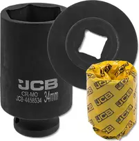 JCB JCB GILBUS smūginis antgalis 1/2'' Cr-Mo šešiabriaunis 34 mm ANTGALIŲ RAKTAS