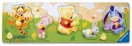 Ravensburger medinė dėlionė „Mikė Pūkuotukas ir draugai“, 5 det.