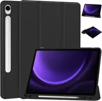 Dėklas na tablet 4kom.pl Smart Pieštukas do Samsung Galaxy Tab S9 SM X716 S9 FE S10 FE Lite, juoda - ochronne