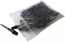 Kubisport Smiginio lėktuvėlių antgaliai „Darta“ plastikiniai juodi soft 30 vnt. (Kub_03-47001K)