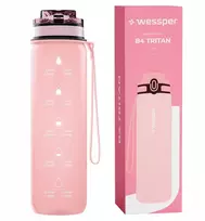 Wessper B4 Tritan gertuvė 500 ml rožinė (WES262-PK)