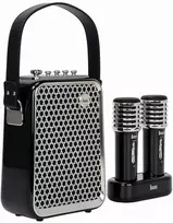 Garsiakalbis Divoom SongBird-HQ2 juodas – nešiojamas Bluetooth garsiakalbis su mikrofonais (6958444604220)