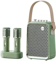 Garsiakalbis Divoom SongBird-HQ2 žalias – nešiojamas Bluetooth garsiakalbis su mikrofonais (6958444604213)
