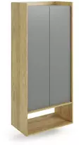 MOBIUS lentyna 2D, spalva: hikora ąžuolas/pilka