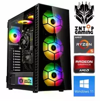 Stacionarus kompiuteris INTOP Ryzen 5 5500GT 16GB 1TB SSD M.2 NVME Radeon Graphics WIN11 (RW93664WH) (Atnaujinta)