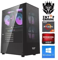 Stacionarus kompiuteris INTOP Ryzen 5 5500GT 16GB 1TB SSD M.2 NVME+2TB Radeon Graphics WIN11 (RW93709WH) (Atnaujinta)