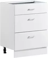 VEVOR Balta „Shaker“ grindinė spintelė 60 cm