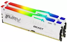 RAM Atmintis Kingston Fury Beast RGB, DDR5, 32GB, 5200MHz, CL40 (KF552C40BWAK2-32)