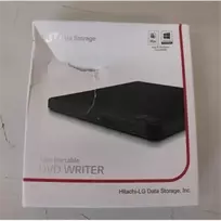 H.L Data Storage Ultra Slim Portable DVD-Writer GP57EB40 Interface USB 2.0 DVD±R/RW CD read speed 24 x CD write speed 24 x Juodas