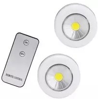 Osram LED šviestuvas Konnoc SP-032 2 vnt. su nuotolinio valdymo pultu 2x1W COB (422089,60)