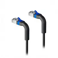 Lanview LV-6AFTP-FLEX-ANG-10B-S, 10 m, Cat6a, U/FTP (STP), RJ-45, RJ-45, juodas