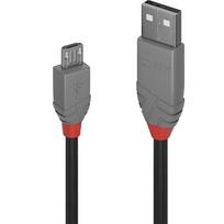 Lindy 0.2M USB 2.0 TYP A AN MICRO-B KABEL ANTHRA LINE 36730