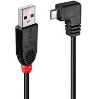 Lindy 0.5M USB 2.0 KABEL TYP A AN MICRO-B 90 GEWINKELT 31975