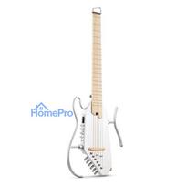 Donner Hush I Pro White - electro-acoustic guitar