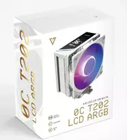 MODECOM Volcano 0C T202 LCD ARGB Procesorius Orinis aušintuvas 12 cm Balta