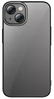 Dėklas Baseus iPhone 14 Plus Black with Glass