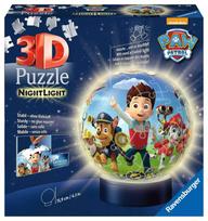 Ravensburger 3D dėlionė-naktinė lempa „Šunyčiai patruliai“, 72 det., nuo 6 m.