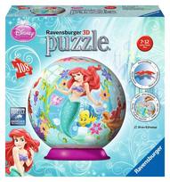 Ravensburger 3D dėlionė-rutulys „Disney Undinėlė Arielė“, 108 det., nuo 7 m.