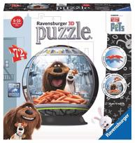Ravensburger 3D dėlionė „Slaptas augintinių gyvenimas“, 72 det., nuo 6 m.