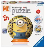 Ravensburger 3D dėlionė-rutulys „Pimpačiukų veidukai“, 72 det., nuo 6 m.