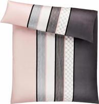 Joop Bedroom Patalynės užvalkalas Cornflower Stripes 155 x 200 cm, deep rose, satininė medvilnė
