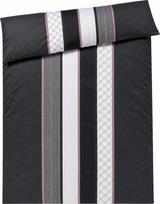 Joop Bedroom Antklodės užvalkalas Cornflower Stripes 240 x 220 cm deep Stone iš satino medvilnės