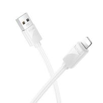 Kabelis USB A į Lightning Hoco 2,4A 1 m X114 baltas