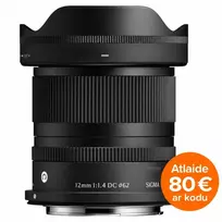 Sigma 12MM F/1.4 DC Canon RF contemporary lens APS-C