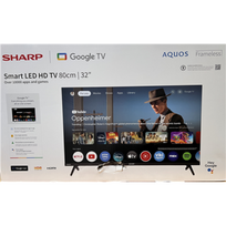 SALE OUT. Sharp 32HF2265E 32" (81cm) HD Ready Google TV | SALE OUT. Sharp 32HF2265E | 32 | Smart TV | Google TV | DAMAGED PACKAGING