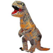 Karnaliai Pripučiami Dinozaurų Kostiumai, Kostiumas, Suknelė „T-Rex“ Anime Vakarėlis „Cosplay“ Karnavala, brown_Kids 120-145cm