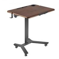 Stovas Reguliuojamo Aukščio Stalas 71,5x52,5x75-110 cm Rudas/Juodas