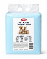 MIKO Pet Care vienkartinės sugeriančios palutės gyvūnams, 60 x 60 cm, 20 vnt.