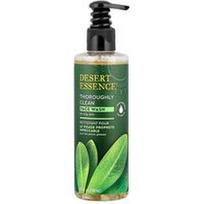 Desert Essence, Kruopščiai švarus veido prausiklis riebiai odai, 250 ml