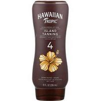 Hawaiian Tropic, Salos įdegis, kreminis losjonas nuo saulės, kakavos sviestas, SPF 4, 8 fl oz (236 ml)