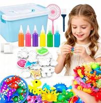 Magic Jelly 23 viename – vandens gelio klijų kūrybinis 3D modeliavimo rinkinys