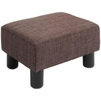 Pufas Homcom 40x30x24cm., rudos/juodos spalvos