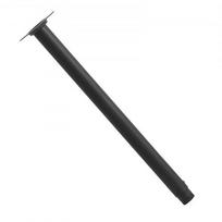 Stalo kojos reguliuojamos apvalios plieninės 8.3x8.3x61-101.6 cm juodos