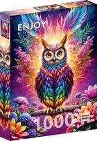 ENJOY PUZZLE dėlionė NEONINĖ PELĖDA, 1000 dalių, 68x48 cm, Enjoy-2161
