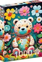 ENJOY PUZZLE dėlionė GĖLĖTAS MEŠKIUKAS, 1000 dalių, 68x48 cm, Enjoy-2150