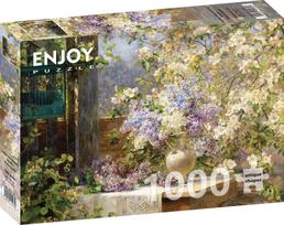 ENJOY PUZZLE dėlionė ŽYDINČIOJE PAVĖSINĖJE, MARIE EGNER, 1000 dalių, 68x48 cm, Enjoy-1134